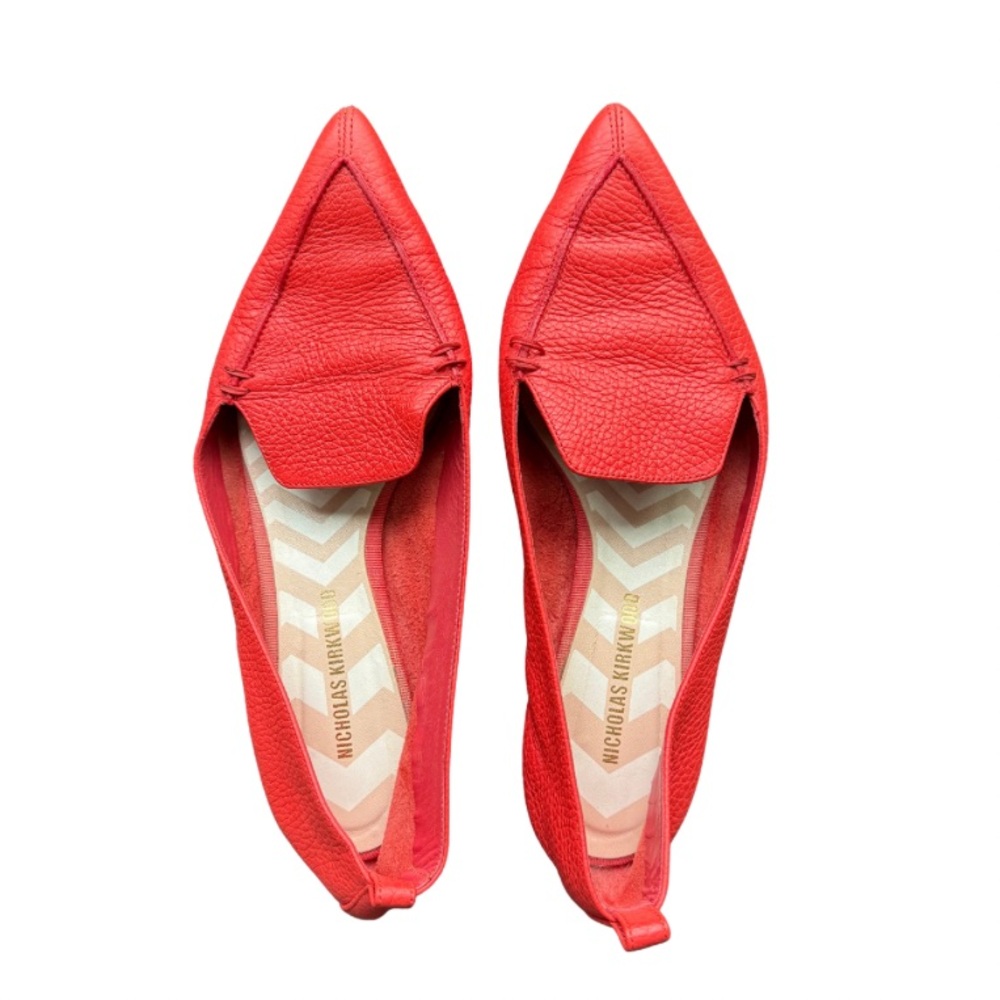 Nicholas Kirkwood Red Beya Loafers